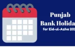 Punjab Bank Holidays for Eid-ul-Azha 2026 – Full Schedule & Details